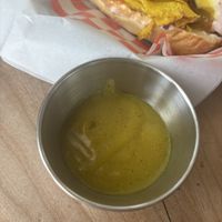 EGG YOLK!  at Frenchmen Street Food in Gainesville