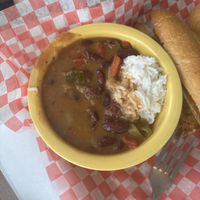 rice and beans   at Frenchmen Street Food in Gainesville