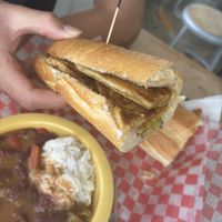 po boy  at Frenchmen Street Food in Gainesville
