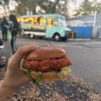 Hot Chick sandwichh  at Frenchmen Street Food in Gainesville