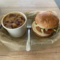 Hawt Chickn & red beans and rice   at Frenchmen Street Food in Gainesville