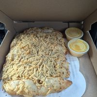 Vegan garlic stix at Pizza Uncommon in West Lafayette