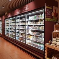 Refrigerated section at Alnatura - Limmatplatz in Zurich