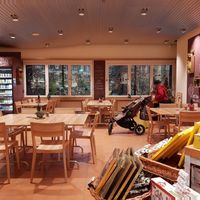 Seating at Alnatura - Limmatplatz in Zurich