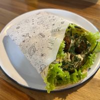 Falafel Wrap at Stankov - Chapinero in Bogota