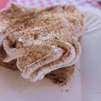 capuccino cake at Stankov - Chapinero in Bogota