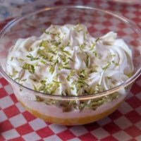Lime pie 😋 at Stankov - Chapinero in Bogota