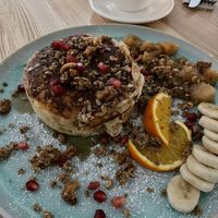 fluffy pancakes😄 at Good One Café in Hamburg