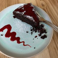Chocolate cake  at Good One Café in Hamburg