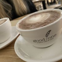 Hot chocolate 🍫  #Veganuary at Good One Café in Hamburg