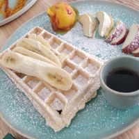 Waffle at Good One Café in Hamburg