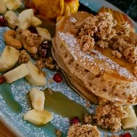 Pancakes 🥞🌱 at Good One Café in Hamburg