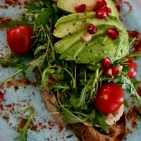 Avocado sandwich 🥑🌱 at Good One Café in Hamburg