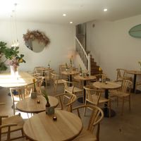 Good One Café internal seating at Good One Café in Hamburg