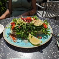 Avocado bread - huge and delicious at Good One Café in Hamburg