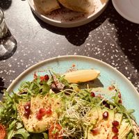 Breakfast burrito and smashed avocado 🥑   at Good One Café in Hamburg