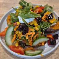 Mittagstisch - Süßkartoffel Kumpir at Good One Café in Hamburg