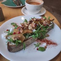 Feta and pear bread at Good One Café in Hamburg