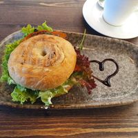 Veganer Bagel at Kultur Cafe in Germering