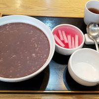 Red bean porridge 동지팥죽 at Bonjuk 본죽 - Nokdu in Seoul