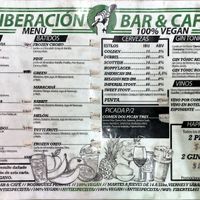 Menu, pg 2  at Liberación Comida Vegana in Buenos Aires