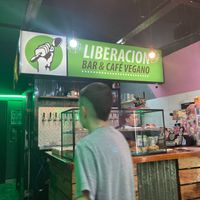 Counter at Liberación Comida Vegana in Buenos Aires