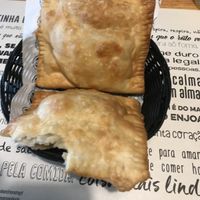 Pastéis de palmito veganos at A Lanchonete in Lisbon