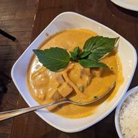 Panang curry with fried tofu at Thai Lotus in Reno