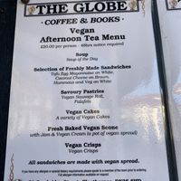 Vegan afternoon tea at The Globe in Cleethorpes