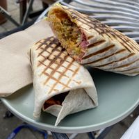 Falafel wrap  at Jack the Falafel in Bristol