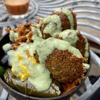 Falafel salad  at Jack the Falafel in Bristol