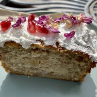 Amazing banana cake   at Jack the Falafel in Bristol