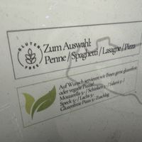 sign  at Pomodoro in Bern