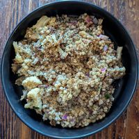 Cauliflower Salad at Grains of Wrath in Camas