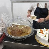 Vegan option with coconutcake and more  at Bäcker las Arenas in Tenerife