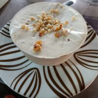 Hazelnuts icy mousse at Romeo Peluso in Pompei