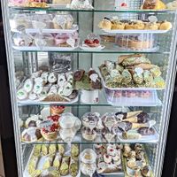 Top 3 shelves are all vegan!!   at Romeo Peluso in Pompei