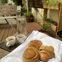 Vegan pastries  at Schwarzbrot OG in Vienna