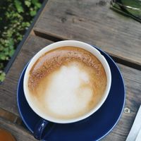 Good cappucino at Schwarzbrot OG in Vienna