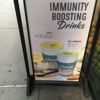 Placard. at Juicy Cube in New York City