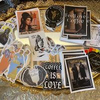 FeelLove decals  at FeelLove Coffee in Loveland