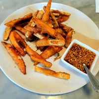 Crispy Taro and Yam at Charm Thai Bistro in Oakland