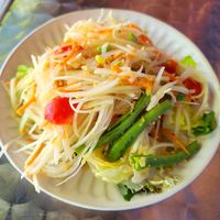 Somtum Jain salad at Charm Thai Bistro in Oakland