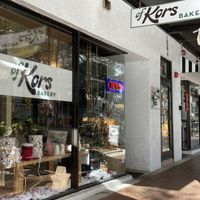 Main Street near Sarasota Bay at OfKors Bakery in Sarasota