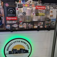 Counter inside at Biggest Little Boba Shop in Reno