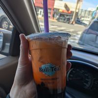 Thai tea boba vegan at Biggest Little Boba Shop in Reno