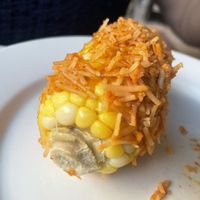 vegan elote  at Mexico Autentico in Brooklyn