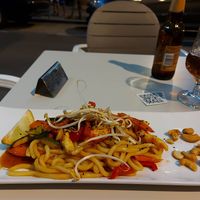 Udon with vegan shrimps at Copenhagen in Valencia