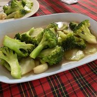 Stir fried broccoli   at Krua Tungtong in Phuket