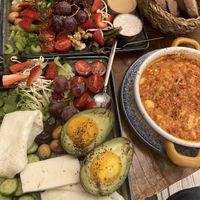 Avocado Dream and Menemen (Veggie) at Dükkan Galata in Istanbul